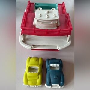 Colorful Battat Toy Ferry with Cars